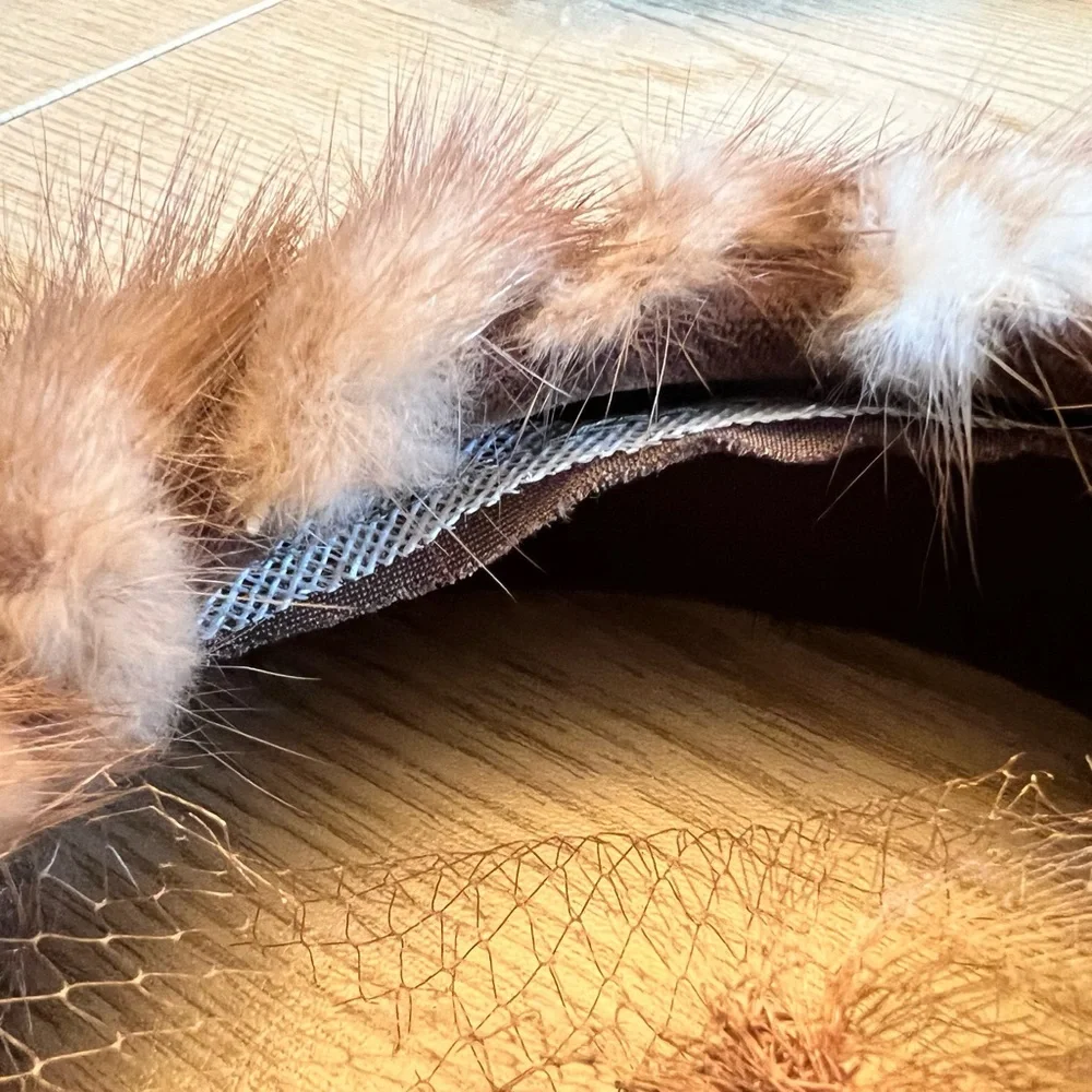 Vintage Mink Hat / Headpiece - Picture 4 of 10